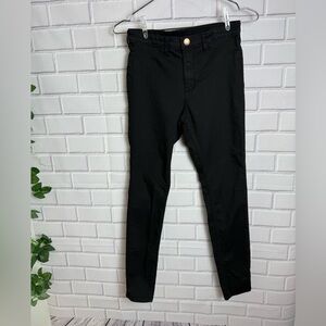 Sleek Black Slim-Fit Jeans with Tapered Legs/girls size 14
